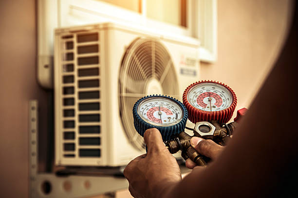 Professional Heat Pump Repair technician working in Cuddy, PA